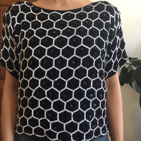 Vintage beaded top - Picture 5 of 8